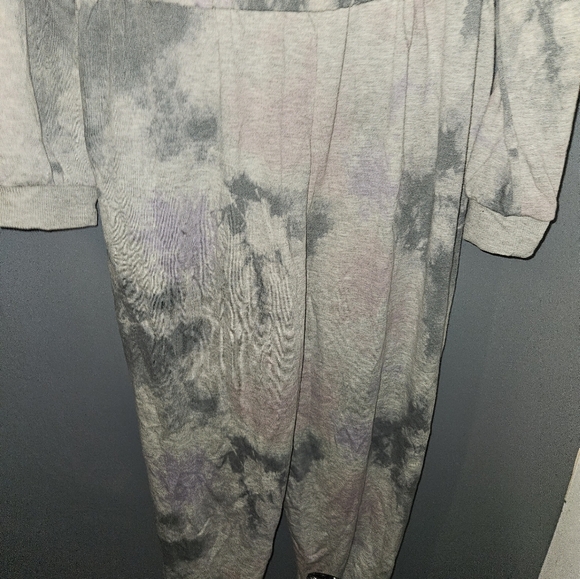 Lily Rose Womans Long Sleeve Tie-dyed  Jumpsuit Size L - Picture 10 of 15